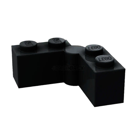 LEGO Hinge Brick 1 x 4 Swivel Top & Bottom, Black [3830 / 3831] 6344999 383126