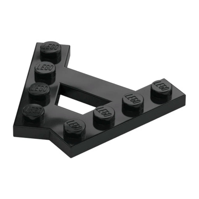 LEGO Wedge, Plate A-Shape/A-Frame with 2 Rows of 4 Studs, Black [15706] 6054852