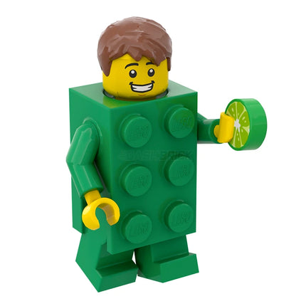 LEGO Minifigure - Green Brick Guy [DASHBRICK EXCLUSIVE] Limited Release