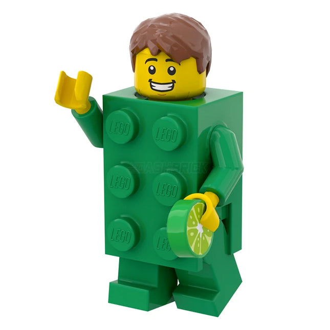 LEGO Minifigure - Green Brick Guy [DASHBRICK EXCLUSIVE] Limited Release