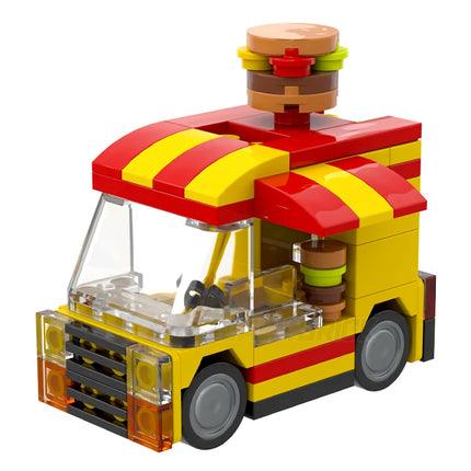 LEGO "Bun Intended Burgers" - Burger Truck/Van [MiniMOC]