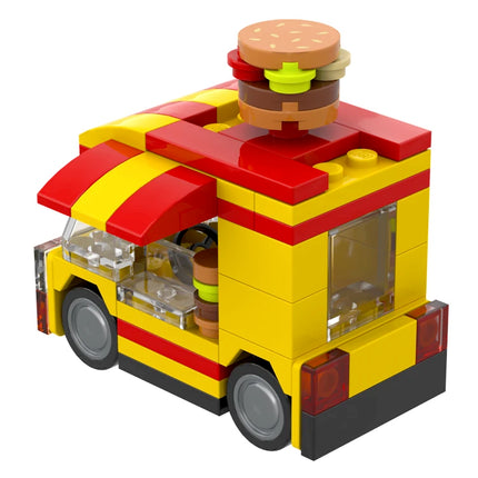 LEGO "Bun Intended Burgers" - Burger Truck/Van [MiniMOC]