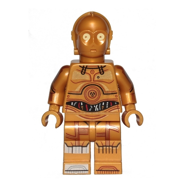 LEGO Minifigure - C-3PO - Printed Legs, Toes and Arms [STAR WARS]