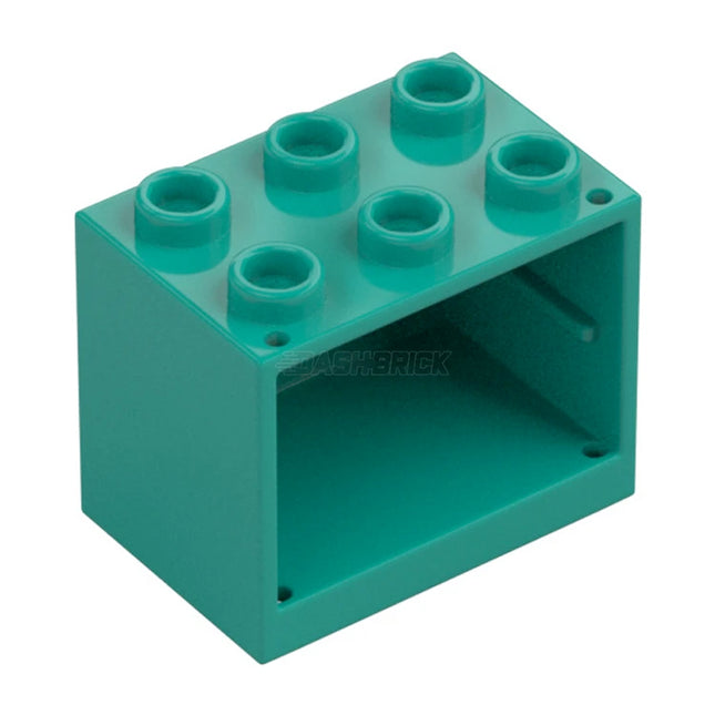LEGO Container, Cupboard, Kitchen Bench, Storage 2 x 3 x 2, Dark Turquoise [4532b] 92410 6405560