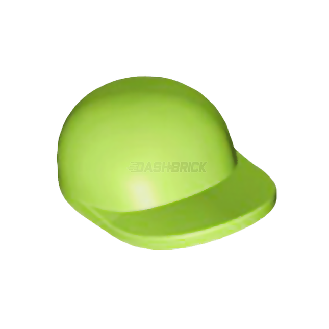 LEGO Minifigure Part - Hat, Baseball Cap, Minifigure, Short Curved Bill, Lime [4485b]