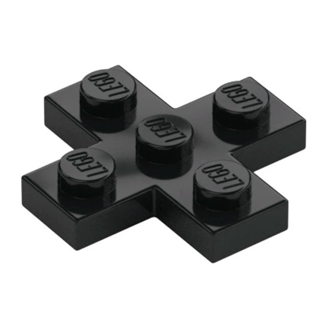 LEGO Plate, Modified 3 x 3 Cross, Black [15397] 6097283
