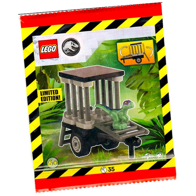 LEGO® Jurassic World: Raptor with Transport Cage (2023) [122502]