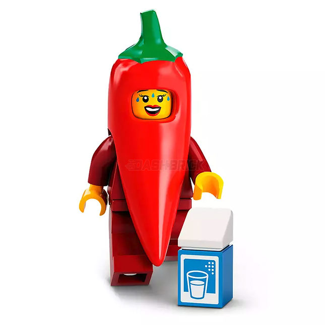 LEGO Collectable Minifigures - Chilli Costume Fan (2 of 12) [Series 22]