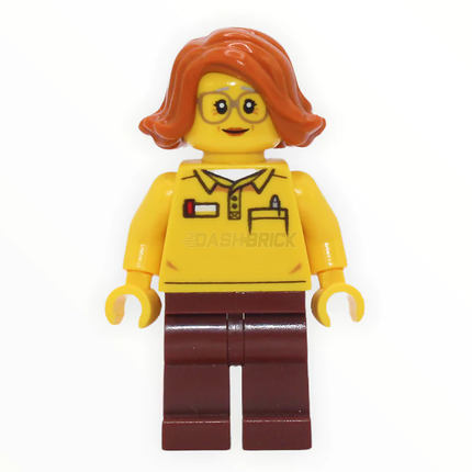 LEGO Minifigure - Female, LEGO Store Worker (LEGO Logo on Reverse of Torso) [CITY] Limited Edition