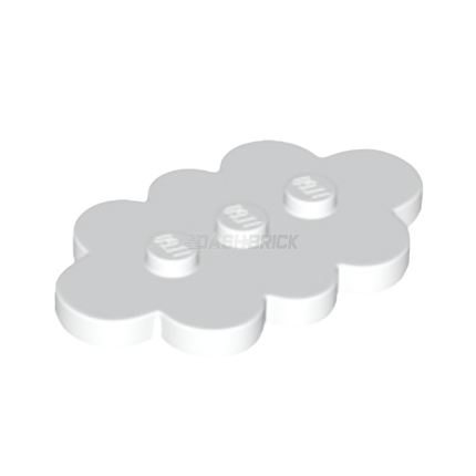 LEGO Tile/Plate, Modified 3 x 5 Cloud, White [35470] 6223667