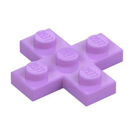 LEGO Plate, Modified 3 x 3 Cross, Medium Lavender [15397] 6102516