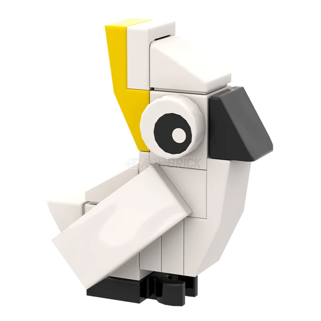 LEGO "Brick Bird" Cockatoo, White [MiniMOC]