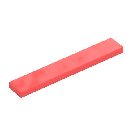 LEGO Tile 1 x 6, Neon Coral [6636] 6258096 6425367