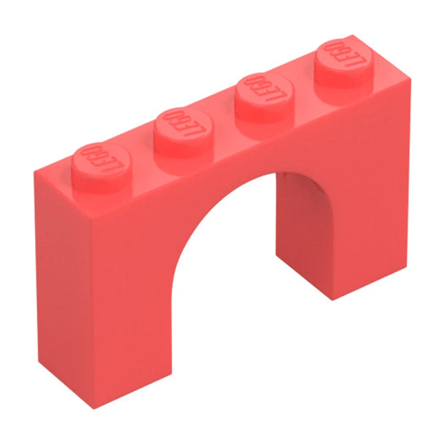 LEGO Brick, Arch 1 x 4 x 2, Coral [6182] 6519696