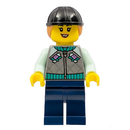 LEGO Minifigure - Female - Horse Transporter Rider, Helmet [CITY]