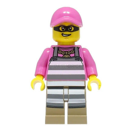 LEGO Minifigure - Male, Pink Crook Cream, Apron, Mask [CITY]