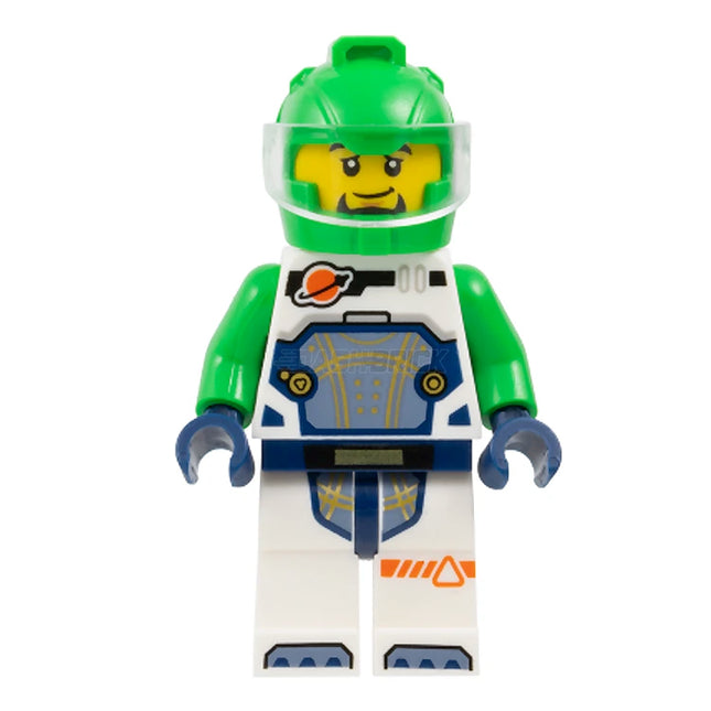 LEGO Minifigure - Astronaut - Male, White Spacesuit with Bright Green Arms, Goatee [SPACE]