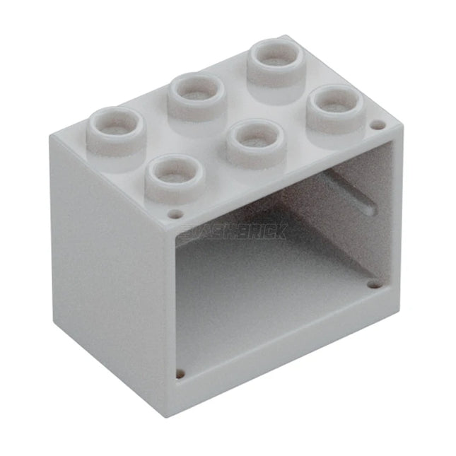 LEGO Container, Cupboard, Kitchen Bench, Storage 2 x 3 x 2, Light Grey [4532b] 4610112