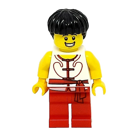 LEGO Minifigure - Male, Dragon Boat Race Team Red/White Member 3 (2019) [CITY]
