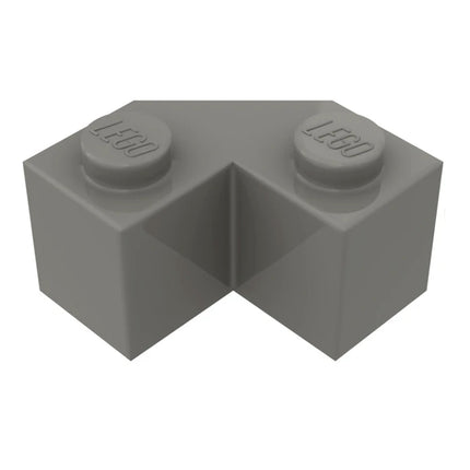 LEGO Brick, Modified Facet 2 x 2, Wedge/Corner, Dark Grey [87620] 4624186