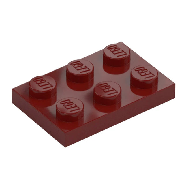 LEGO Plate, 2 x 3, Dark Red [3021] 6264030