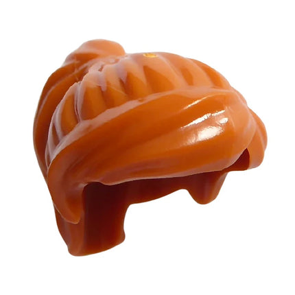 LEGO Minifigure Part - Hair Female Ponytail, Swept Sideways Fringe, Dark Orange [87990] 6223823