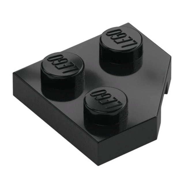 LEGO Wedge, Plate 2 x 2 Cut Corner, Black [26601] 6174243
