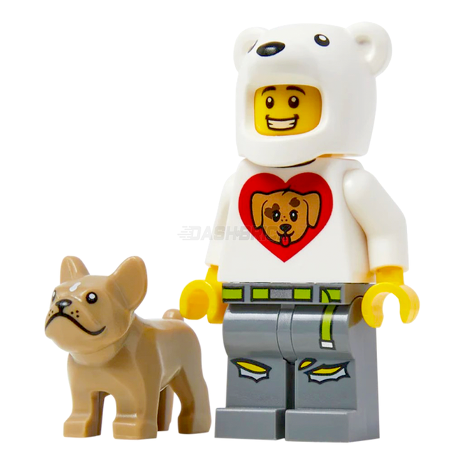 LEGO Minifigure - Animal Lover Guy with French Bulldog (BAM) [Limited Edition]