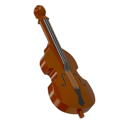 LEGO Minifigure Accessory - Music, Double Bass/Cello, Silver Strings, Instrument [80444pb01] 6422007