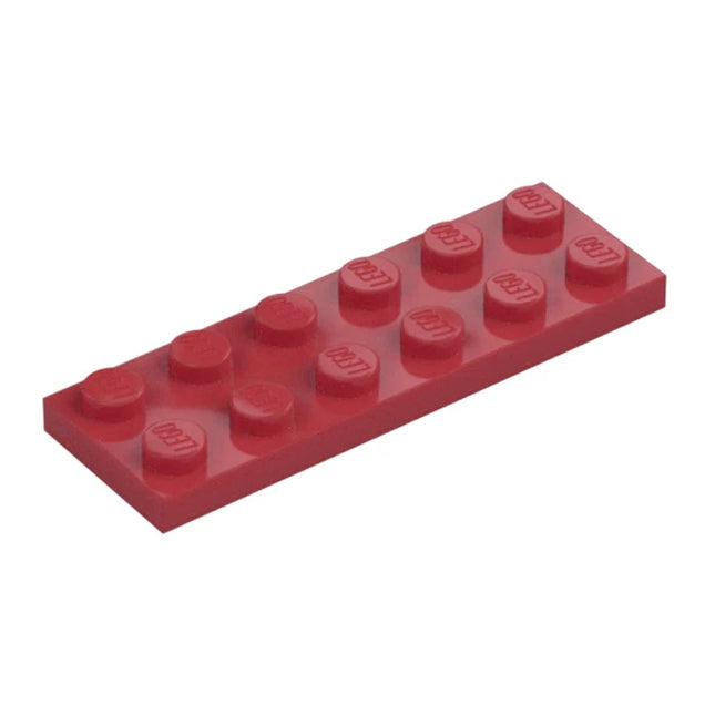 LEGO Plate 2 x 6, Dark Red [3795] 4618986