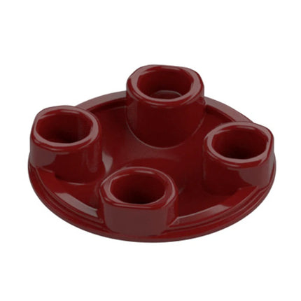 LEGO Plate, Round 2 x 2 with Rounded Bottom (Boat Stud), Dark Red [2654] 6192839