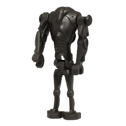 LEGO Minifigure - Super Battle Droid - Pearl Dark Gray, Narrow Head, Chest Light Indent [STAR WARS]