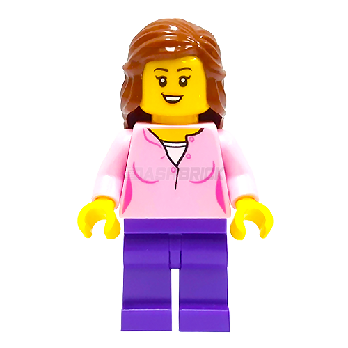 Lego pink top minifigure