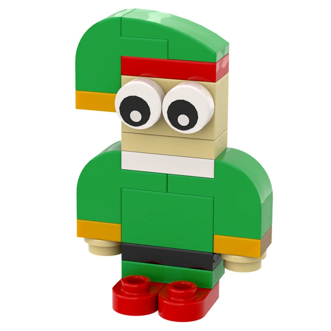 12 Days of Christmas - Elf (2 of 12) Made with Genuine LEGO® [MiniMOC]