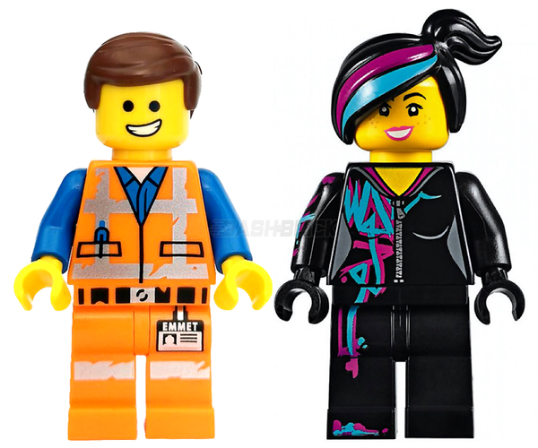LEGO Minifigures Lucy Wyldstyle and Emmet, The LEGO Movie [COMBO