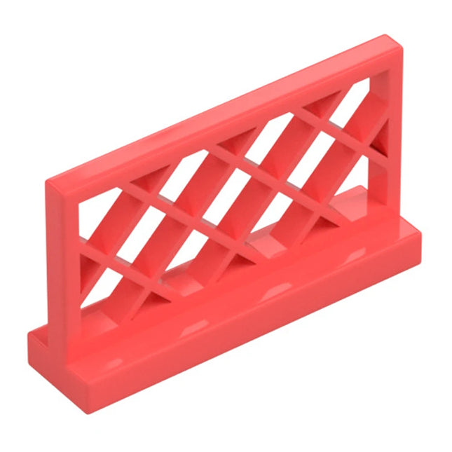 LEGO Fence 1 x 4 x 2 Lattice, Coral [3185] 6487499