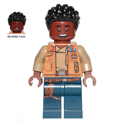 LEGO Minifigure - Finn - Medium Nougat Jacket and Dark Blue Legs with Holster [STAR WARS]