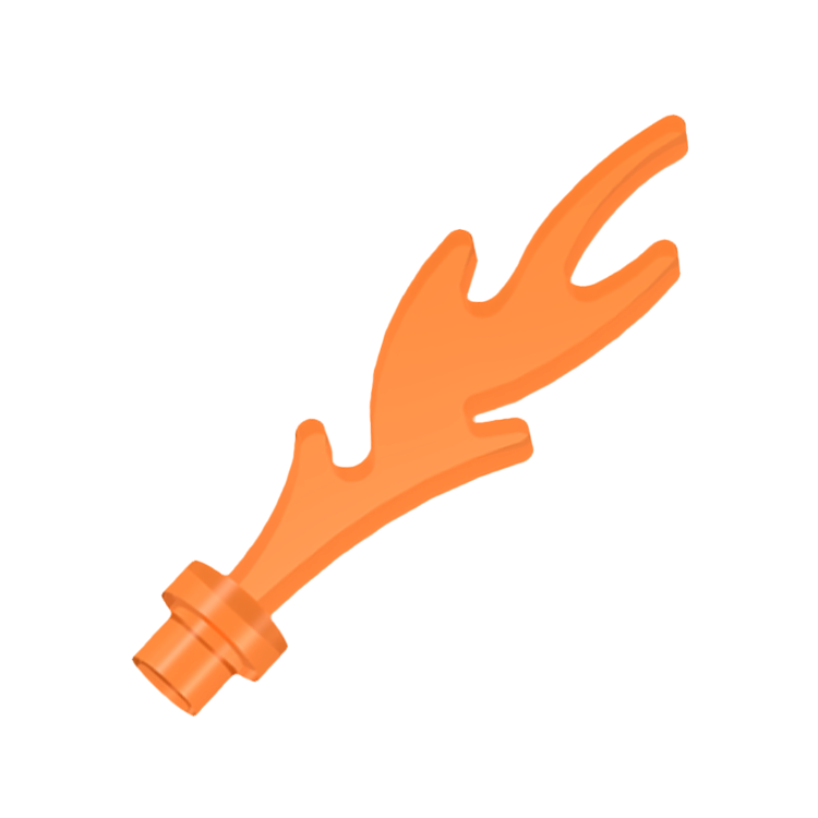 Lego flame deals piece