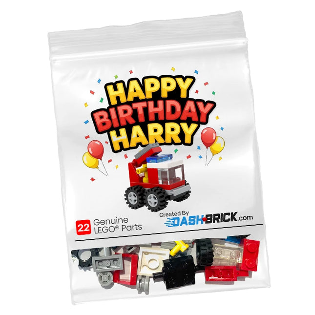 LEGO "Fire Truck - Party Favour" - Perfect of Themed Birthday Parties! [MiniMOC]