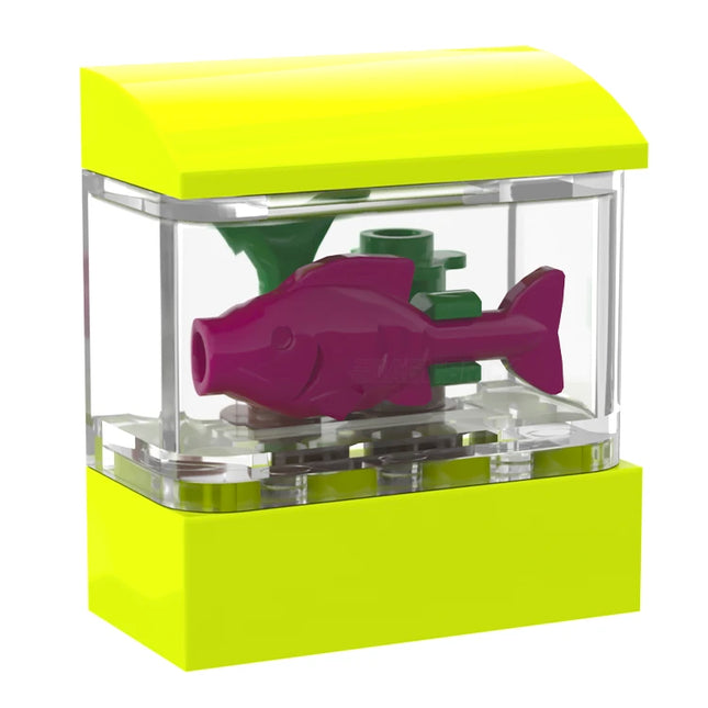 LEGO "Tropical Fish Tank" - Magenta Fish, Lime [MiniMOC]