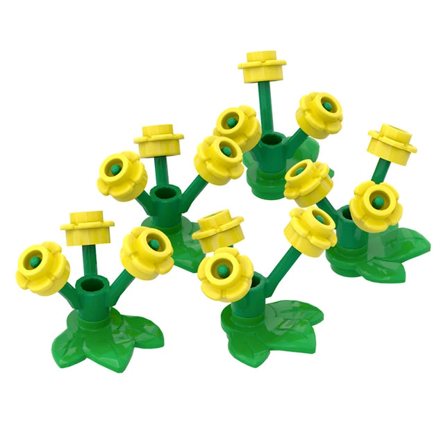 LEGO Flower Sets, Bright Light Yellow [24866, 32607 & 24855]