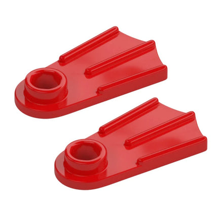 LEGO Minifigure Accessory - Flippers, Footgear, Set of 2, Red [2599a]