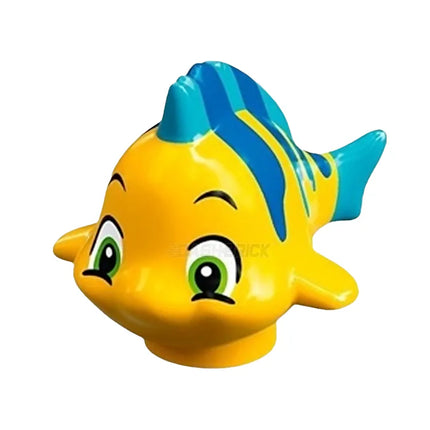 LEGO Minifigure Animal - "Flounder" Fish, (Fabius), The Little Mermaid [15679pb04]