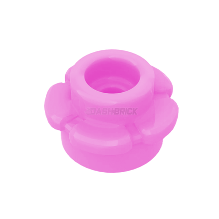 LEGO Plate, Round 1 x 1 with Flower Edge (5 Petals), Bright Pink [24866] 6212501