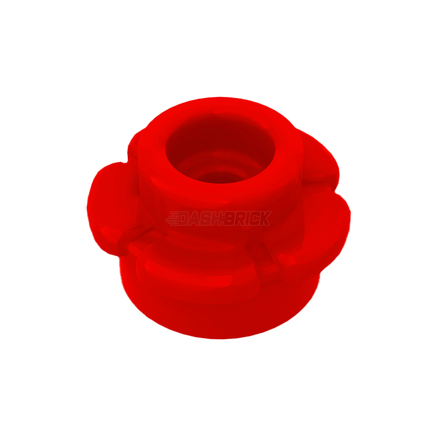 LEGO Plate, Round 1 x 1 with Flower Edge (5 Petals), Red [24866] 6206148