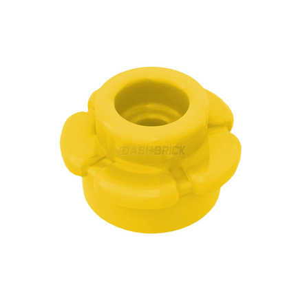 LEGO Plate, Round 1 x 1 with Flower Edge (5 Petals), Yellow [24866] 6299813