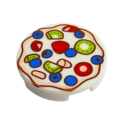 LEGO Minifigure Food - Cake/Pie, Strawberries, Blueberries, Kiwi Fruit [14769pb778]