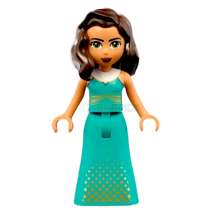 LEGO Minifigure - Friends Amelia - Gold Squares on Skirt [FRIENDS]