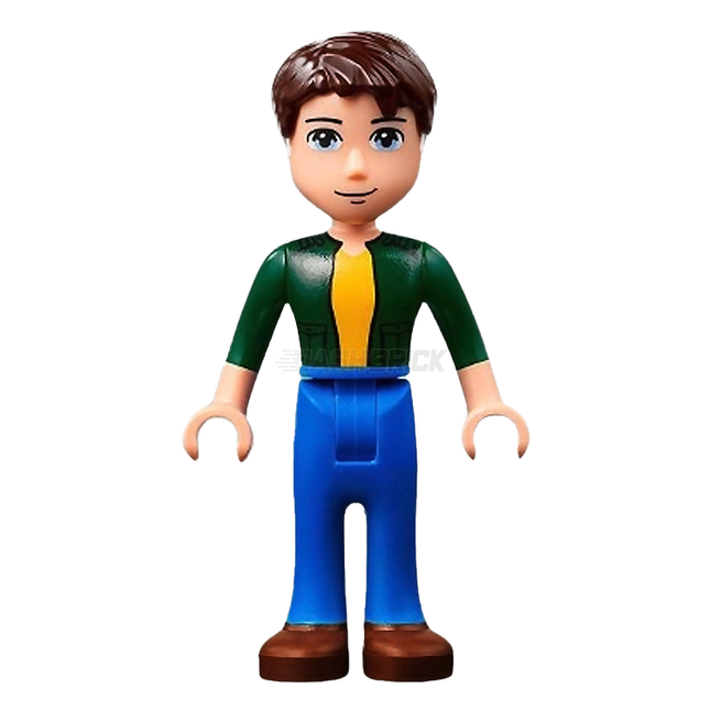 LEGO Minifigure - Friends Joshua, Green Jacket, Blue Pants [FRIENDS]