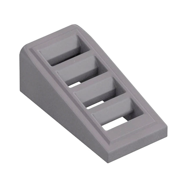 LEGO Slope 18 2 x 1 x 2/3 with Grille, Flat Silver [61409] 6167922